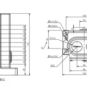 Блочный выключатель Balluff BNS 813-D10-D12-100-10-04-FE