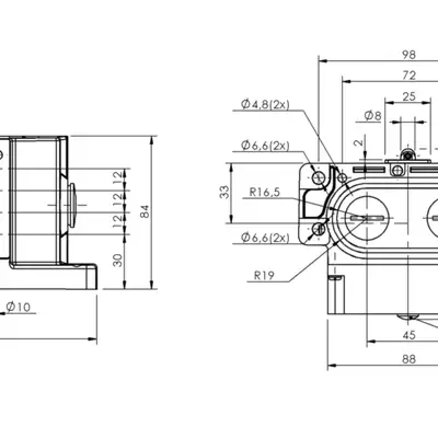 Блочный выключатель Balluff BNS 819-D04-R12-62-10-FD