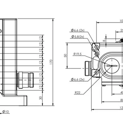Блочный выключатель Balluff BNS 813-D10-L12-100-10-02-FD-S90S