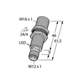 Индуктивный датчик TURCK BI5U-M18M-AD4X-H1144