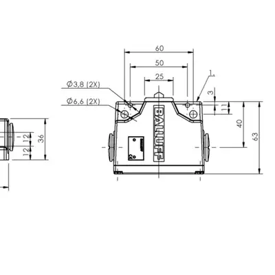 Блочный выключатель Balluff BNS 819-B02-E12-61-12-10