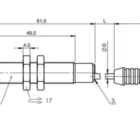 Емкостной датчик Balluff BCS M12B4I1-PSC40D-EP00,3-GS04