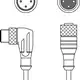 Соединительный кабель Leuze Electronic KDS U-M12-4A-M12-4W-P1-003
