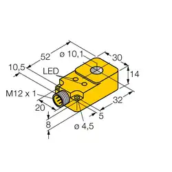 Кольцевой датчик TURCK BI10R-Q14-AP6X2-H1141