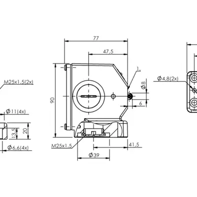 Блочный выключатель Balluff BNS 819-B05-L12-72-10
