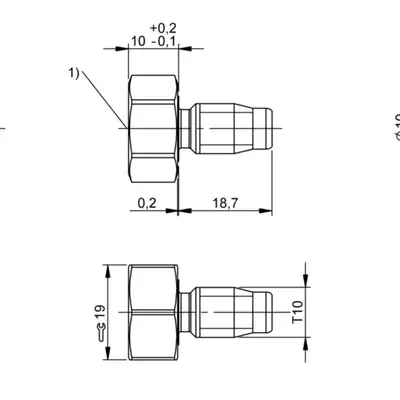 Транспондер RFID Balluff BIS M-143-02/A-T10-YE