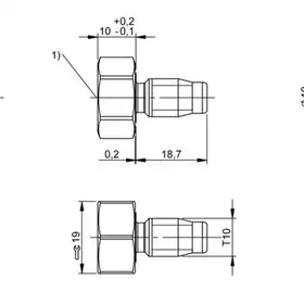 Транспондер RFID Balluff BIS M-143-02/A-T10-YE