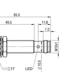 Индуктивный датчик расстояния Balluff BAW M12MI-IAC35C-S04G