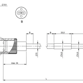 Оптоволоконный кабель Balluff BFO 18V-XAD-SMG-30-2