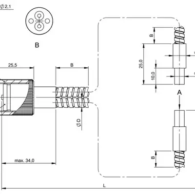Оптоволоконный кабель Balluff BFO 18V-LCC-MZG-23-0,5