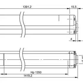 Многолучевой барьер безопасности Balluff BLG 4A-135-19X-030-O01-SX