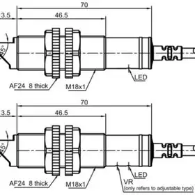 Оптический датчик LANBAO PR18GS-BC10ATO