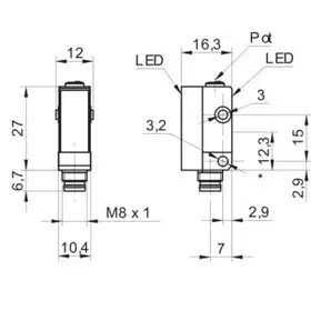 Оптический датчик Baumer FPDK 10P5135/S35A