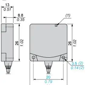 Индуктивный датчик Telemecanique XS7E1A1PBL2