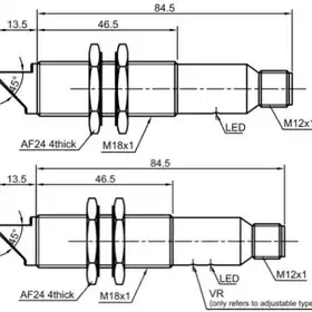 Оптический датчик LANBAO PR18G-BC10ATC-E2