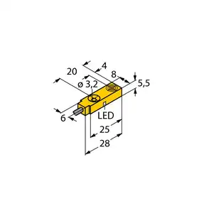 Индуктивный датчик TURCK BI2-Q5.5-AP6X