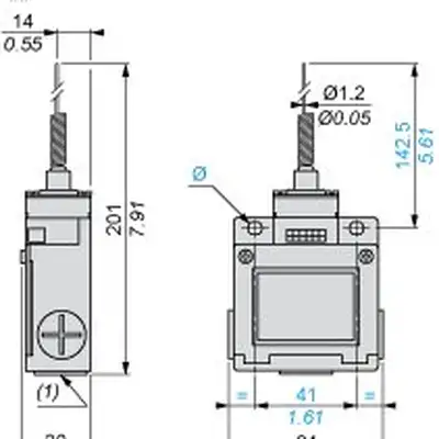 Kонцевой выключатель Telemecanique XCKM506H29