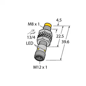 Индуктивный датчик TURCK NI3-M08K-AN6X-H1341