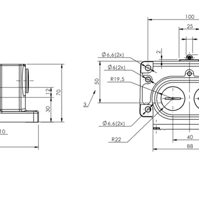 Блочный выключатель Balluff BNS 819-D02-R12-100-10