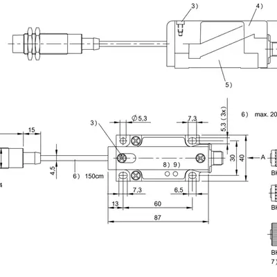 RFID головка чтения/записи Balluff BIS L-400-040-002-00-S115-SA1