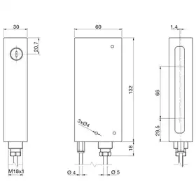 Световая завеса DATASENSING BX80A/3P-1A