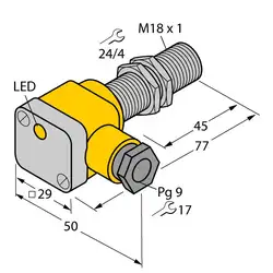Индуктивный датчик TURCK BI5-G18SK-AP6X