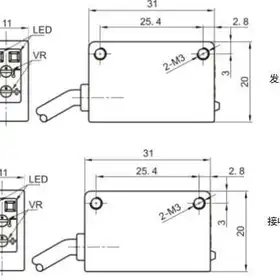 Оптический датчик LANBAO PSC-TM15TPB