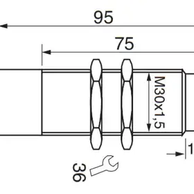 Емкостной датчик уровня EGE-Elektronik KGF 030 GSP
