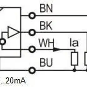 Индуктивный датчик расстояния LANBAO LR18XCN08LIUM