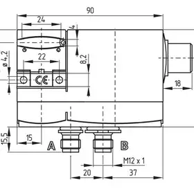 Дверной выключатель безопасности Schmersal AZM170-02ZRKA-ST 110 VAC