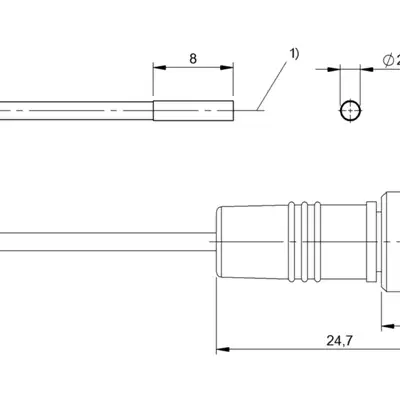 Оптоволоконный кабель Balluff BOH DI-G02-001-00,1-S49F