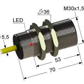 Индуктивный датчик Мега-К VB2-30M70-10B72-K