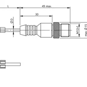 Магнитный датчик для цилиндра Balluff BMF 204K-PS-C-2A-SA2-S4-00,3