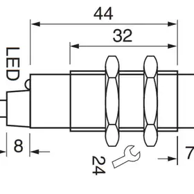 Индуктивный датчик EGE-Elektronik IGM 108 GSP