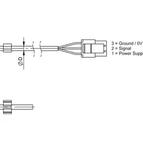 Магнитный датчик для цилиндра Balluff BMF 235K-NS-C-2A-SA10-PU-01,5
