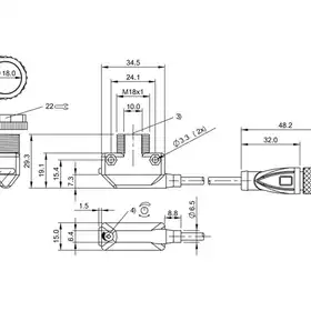 Оптический датчик Balluff BOS 11K-NA-PR10-00,15-S4