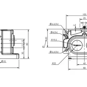 Блочный выключатель Balluff BNS 813-D03-L12-100-22-03-FC