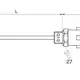 Датчик температуры EGE-Elektronik TGBA 050 GI-L100