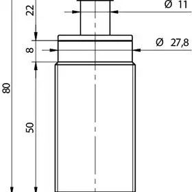Индуктивный датчик DATASENSING VT2/C0-1B