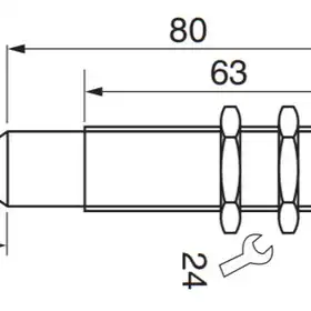 Индуктивный датчик EGE-Elektronik IGMF 005 WO