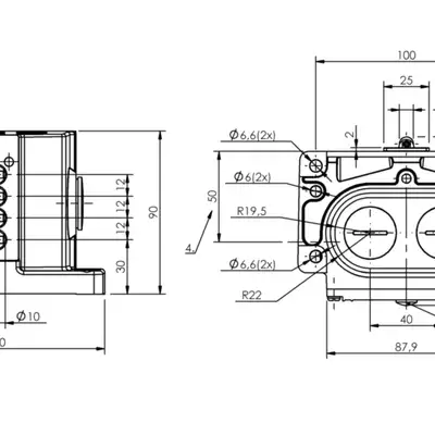 Блочный выключатель Balluff BNS 819-D04-R12-100-10-FE