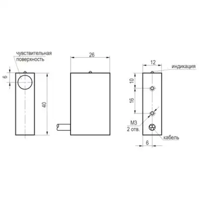 Индуктивный датчик ТЕКО ISB I27A-11-3,5-L-0,15