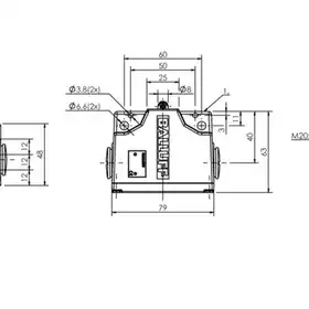 Блочный выключатель Balluff BNS 813-B03-L12-61-A-12-03