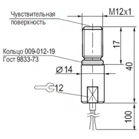 Индуктивный датчик ТЕКО ВТИЮ.1636.2