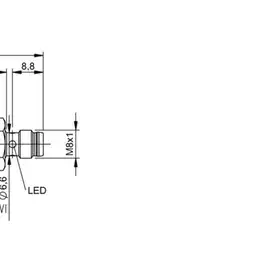 Индуктивный датчик Balluff BES M08EB-PSC40F-S49G