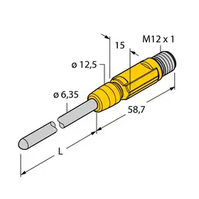 Датчик температуры TURCK TTM-206.35A-CF-LIUPN-H1140-L200