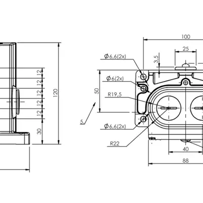 Блочный выключатель Balluff BNS 819-D06-E12-100-10-FD
