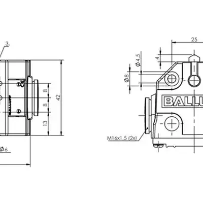 Блочный выключатель Balluff BNS 813-B03-D08-40-60-02