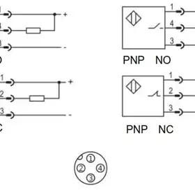 Индуктивный датчик LANBAO LR18XBN08DNOA-E2