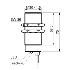 Ультразвуковой датчик расстояния Baumer UNAM 30U6103